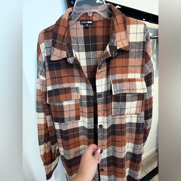 fashion Nova Plaid Shacket - Picture 7 of 9